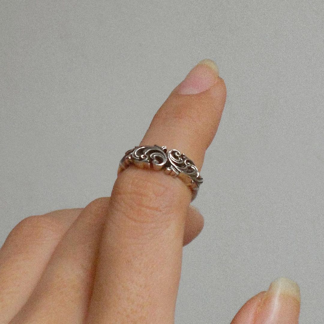 Winding Silver Ring