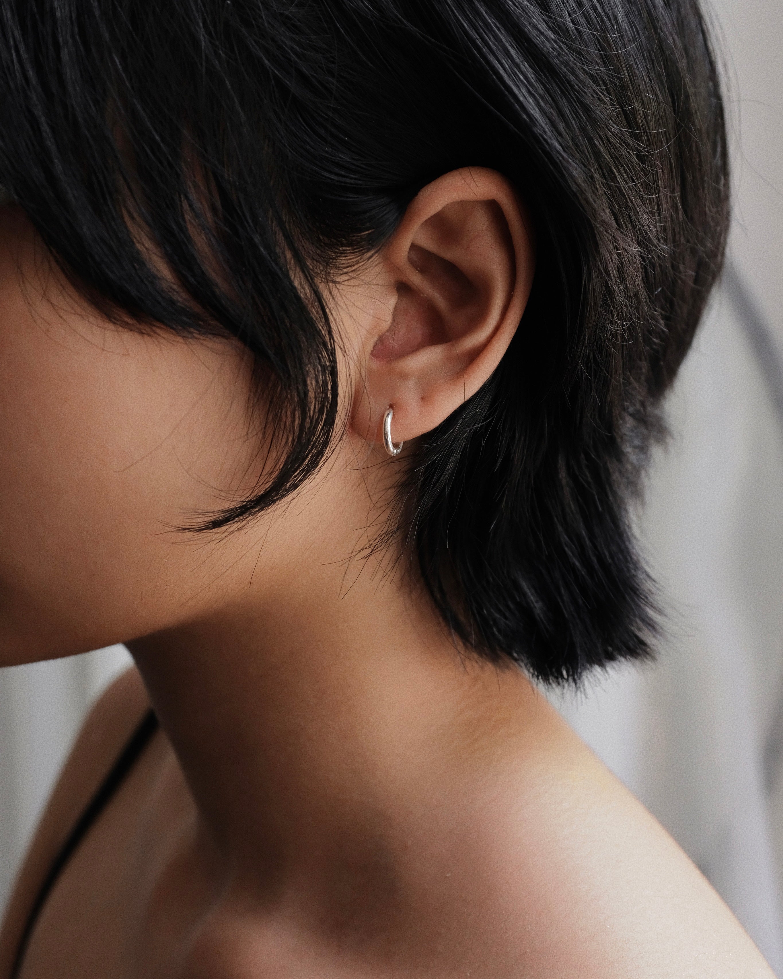 Plain 925 Silver Earrings